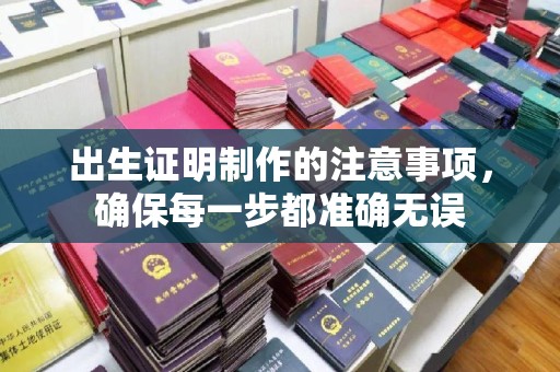 八步出生证明制作的注意事项，确保每一步都准确无误